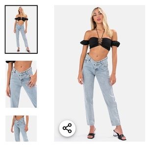 Adika Crush V-Front Jeans